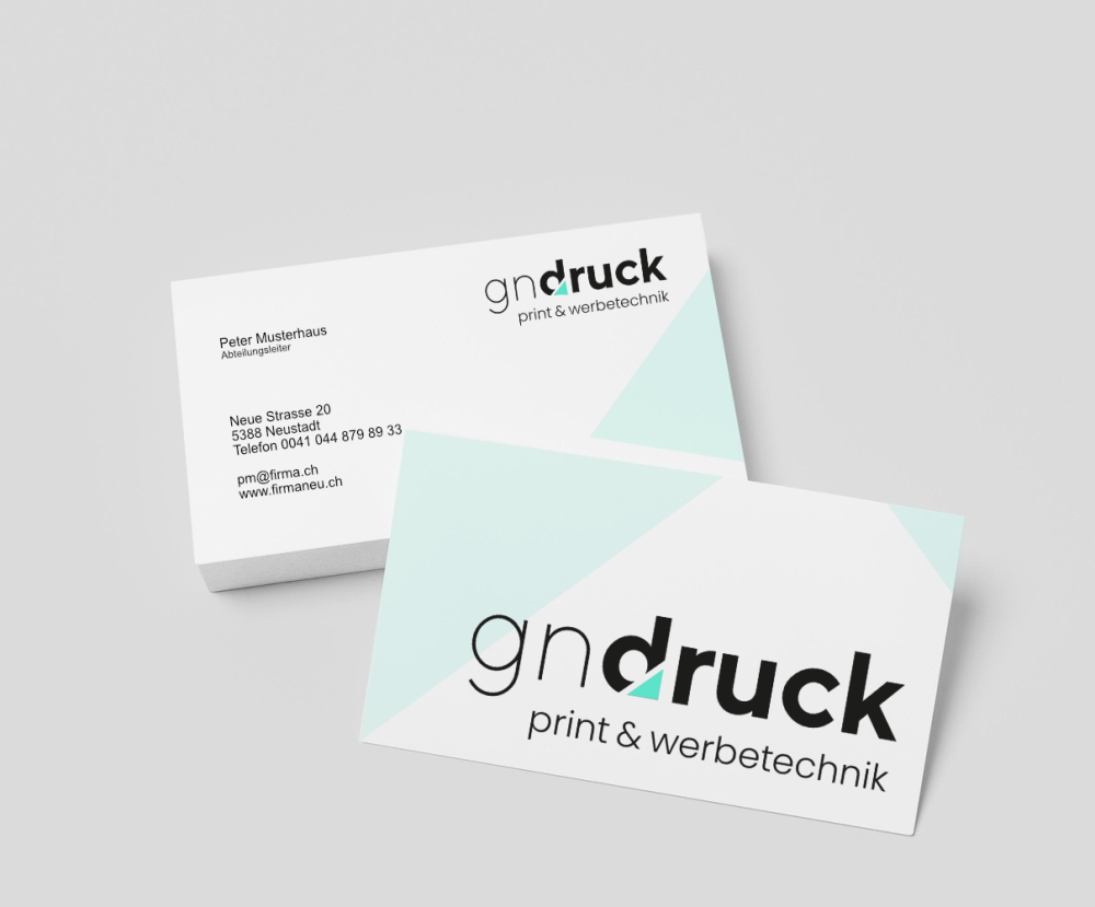 Mockup einer Visitenkarte – Jetzt konfigurieren