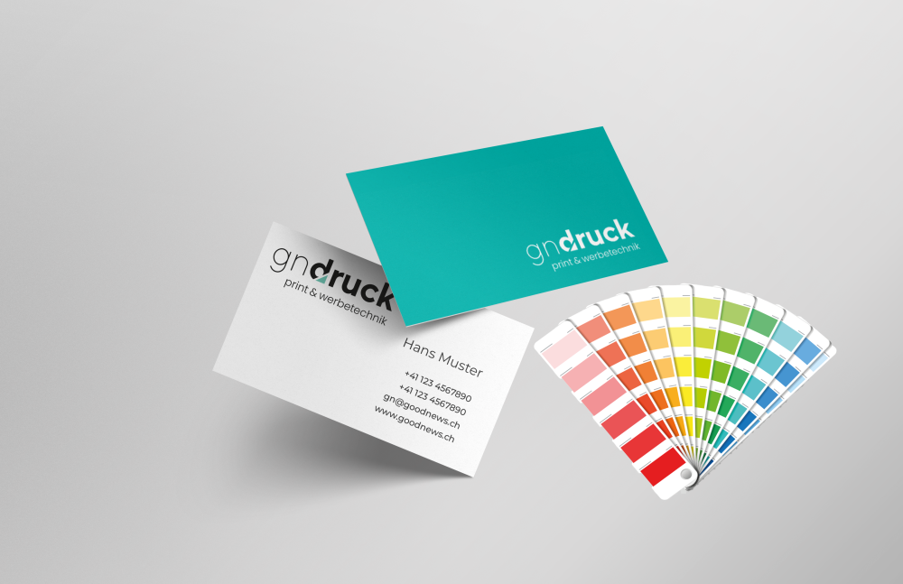 Visitenkarte Pantone – Jetzt konfigurieren