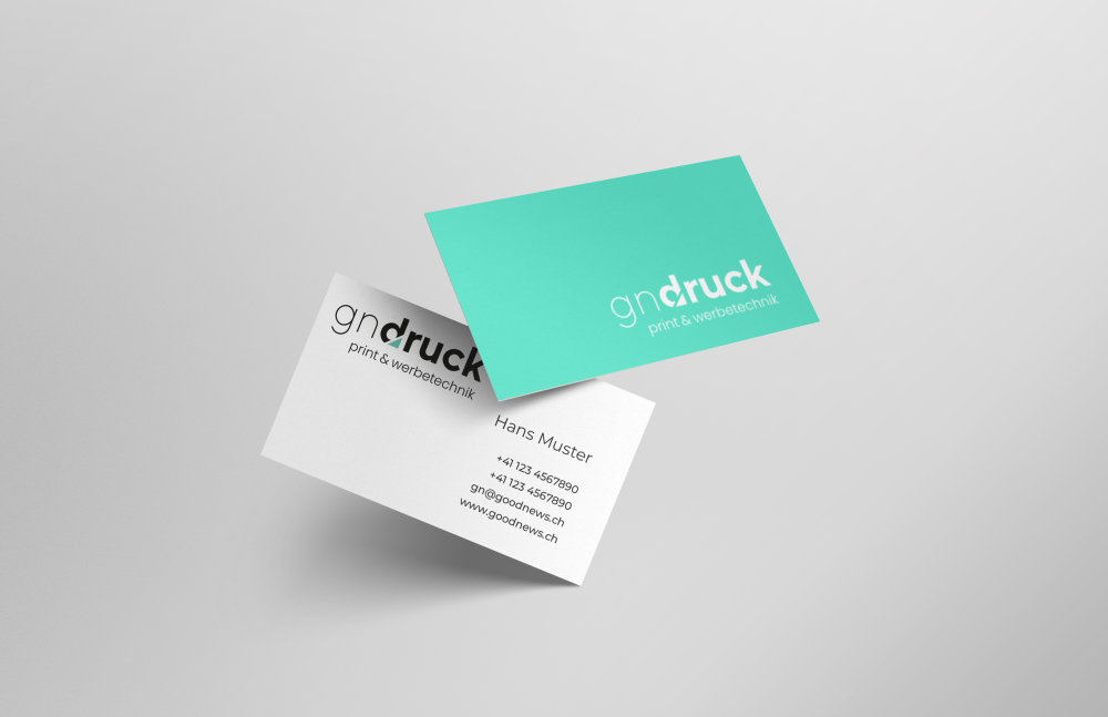 Mockup einer Visitenkarte – Jetzt konfigurieren